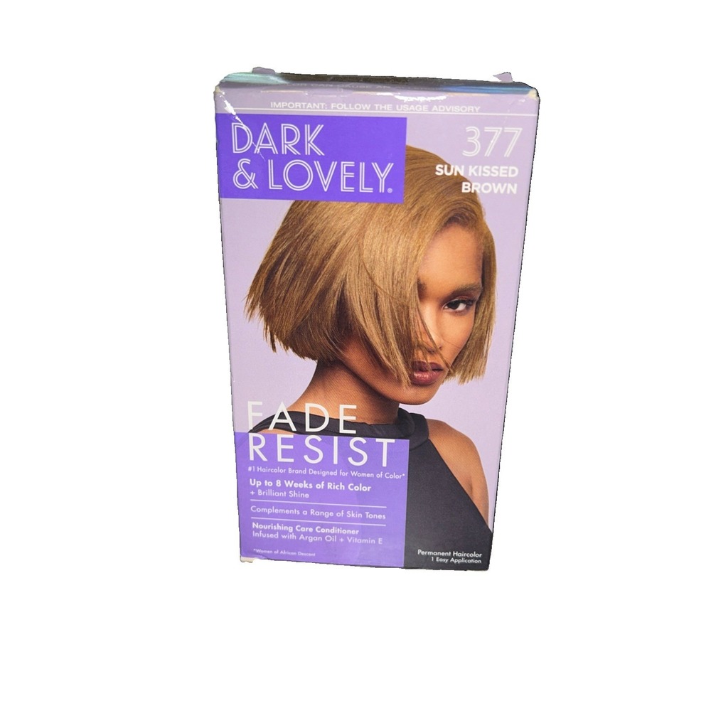 Dark & Lovely Fade Resist Rich Conditioning Hair Color, Sun Kissed Brown 377